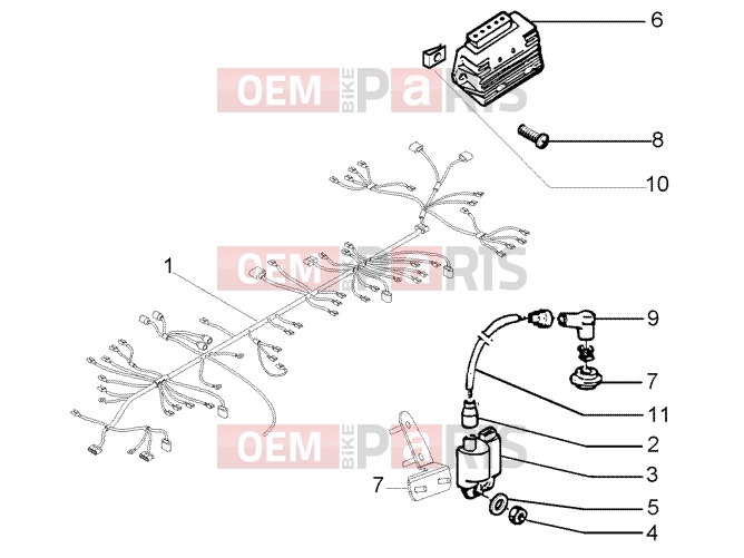 PIAGGIO Electrical system » Electrical device