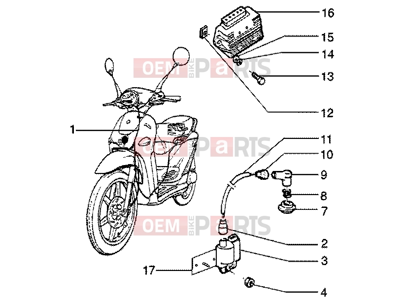 PIAGGIO Electrical system » Electrical device
