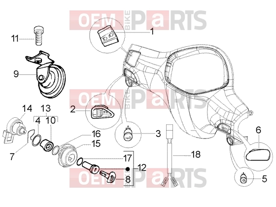 PIAGGIO Electrical system » Electrical device