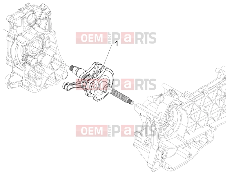PIAGGIO MP3 250 ie LT Engine » Crankshaft