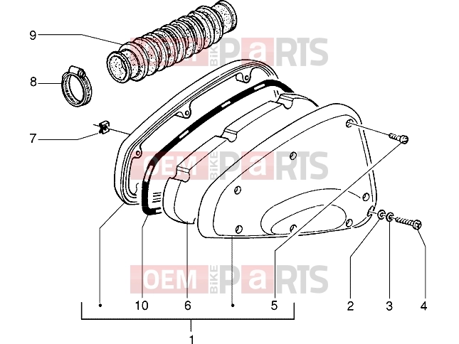 PIAGGIO Engine » Air cleaner