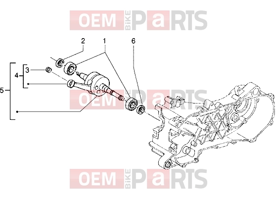 PIAGGIO Engine » Crankshaft