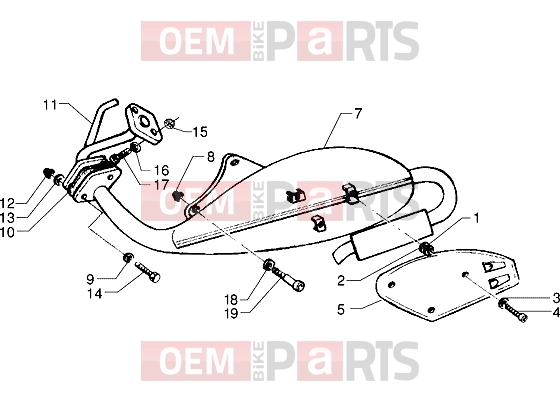 PIAGGIO Engine » Silencer
