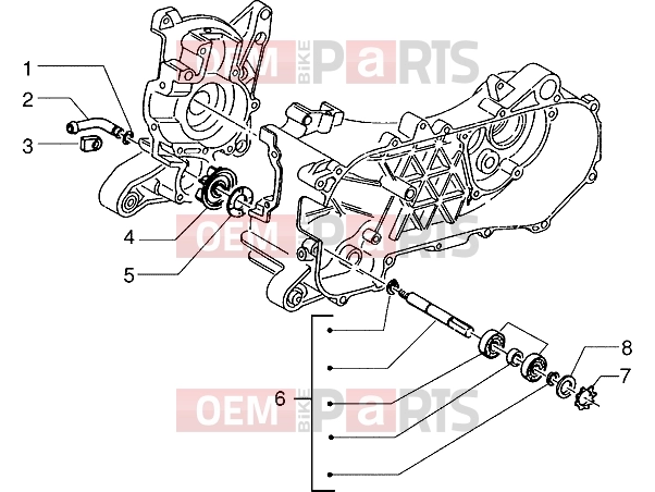 PIAGGIO Engine » Water pump