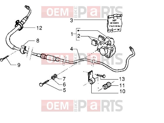 PIAGGIO Suspensions-Wheels » Caliper