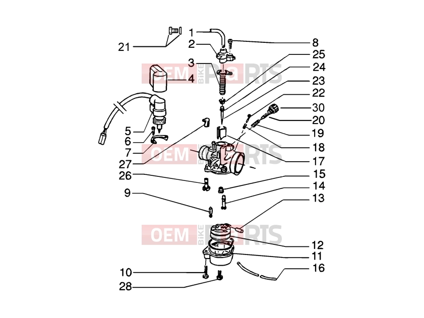 PIAGGIO Engine » Carburettor