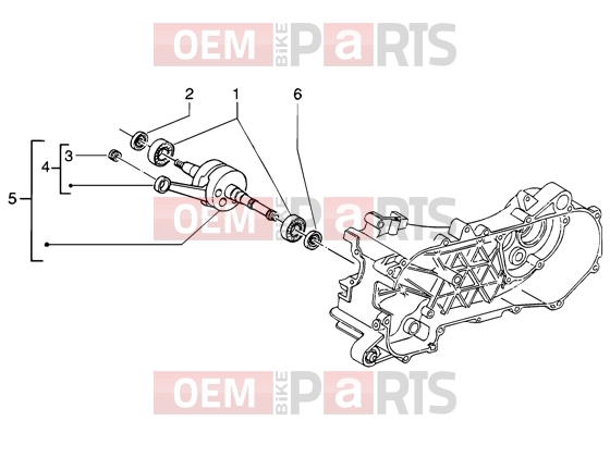 PIAGGIO Engine » Crankshaft