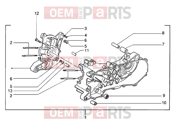PIAGGIO Engine » Crankase
