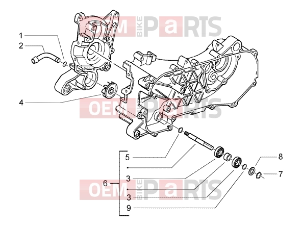 PIAGGIO Engine » Water pump