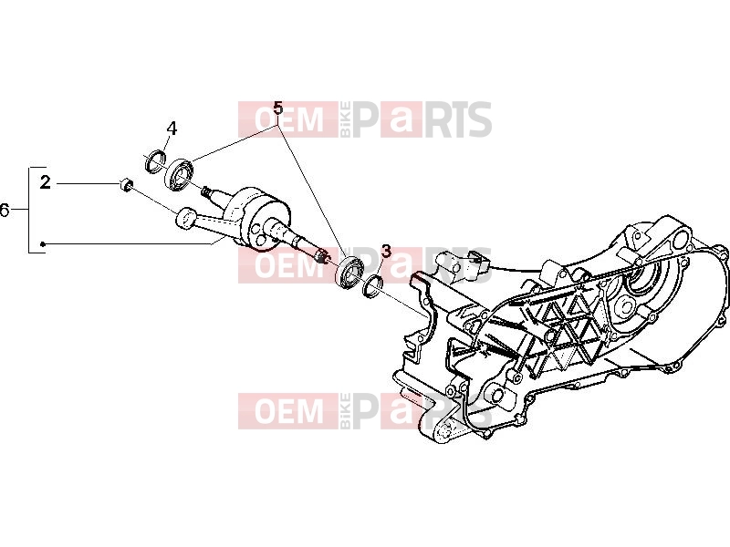 PIAGGIO NRG Power DD Engine » Crankshaft
