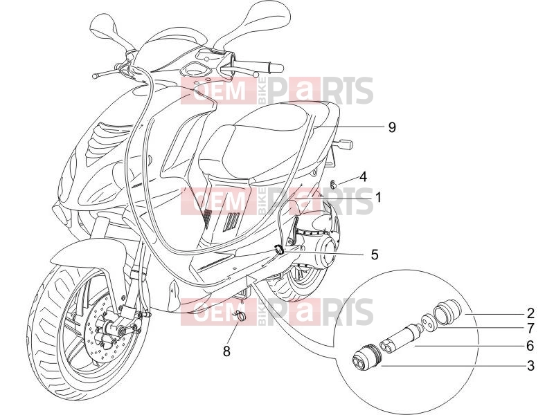 PIAGGIO NRG Power DD Braking system - Transmissions » Transmissions