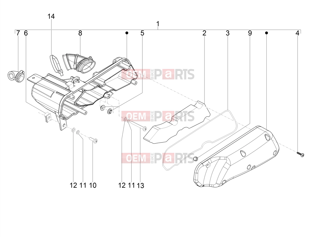 PIAGGIO NRG Power DD Engine » Air filter