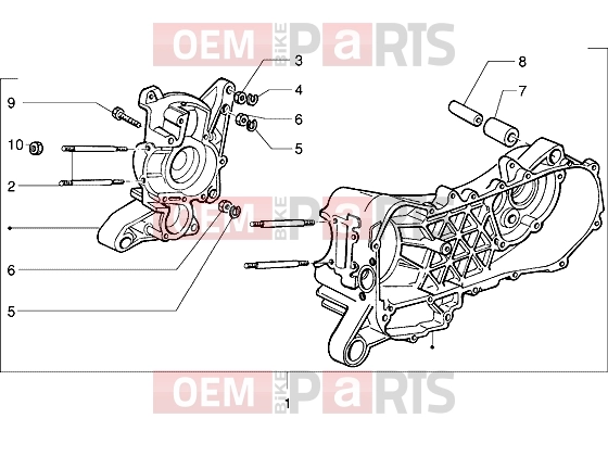 PIAGGIO Engine » Crankcase