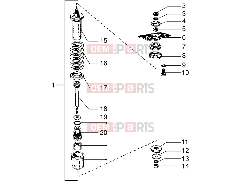 PIAGGIO Chassis » Front mudguard