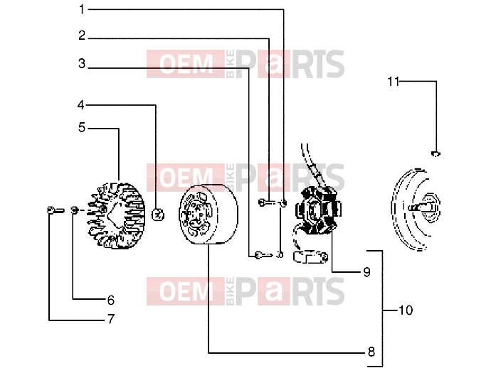 PIAGGIO Engine » Flywheel magneto