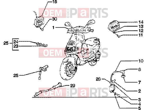 PIAGGIO Electrical system » Electrical device