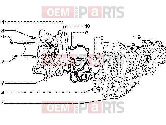 PIAGGIO Engine » Crankase
