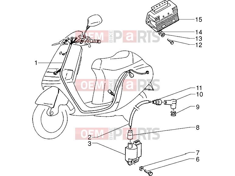 PIAGGIO Electrical system » Electrical devices