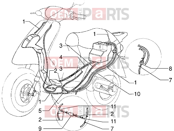 PIAGGIO váz » fuel system
