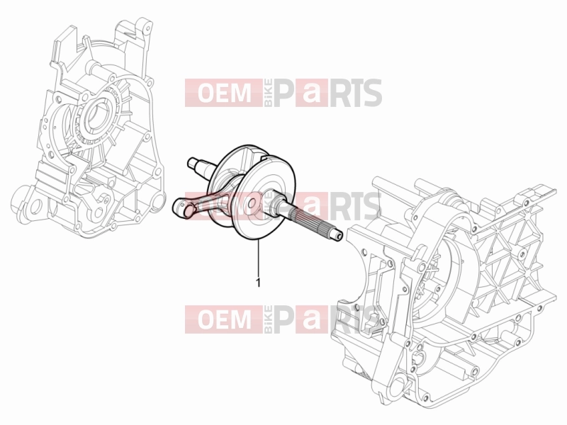 PIAGGIO Typhoon 125 4T 2V Engine » Crankshaft