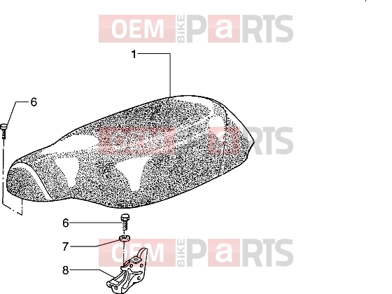 PIAGGIO Chassis » Saddle