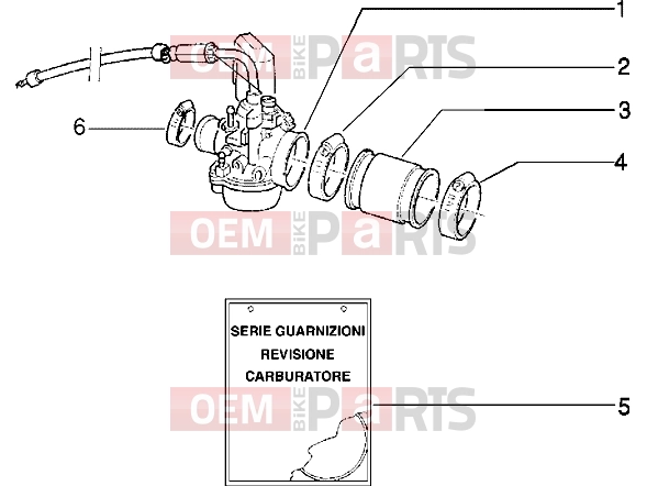 PIAGGIO Engine » Carburettor