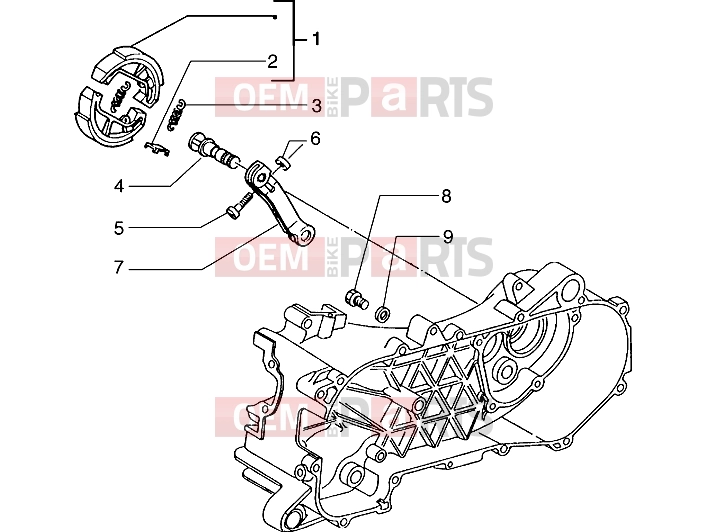 PIAGGIO Engine » Brake lever