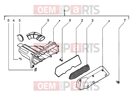 PIAGGIO Engine » AIR CLEANER