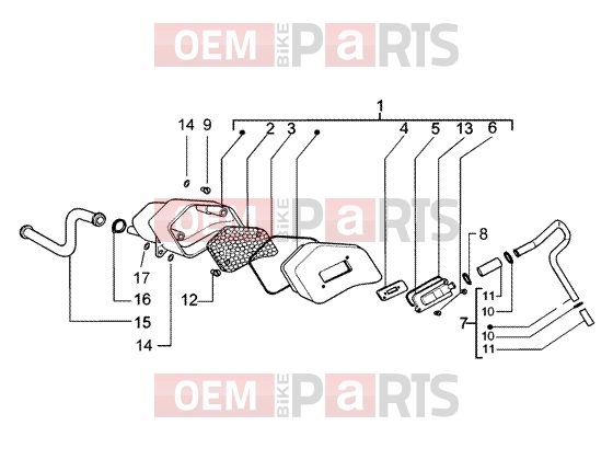 PIAGGIO Engine » SECONDARY AIR BOX
