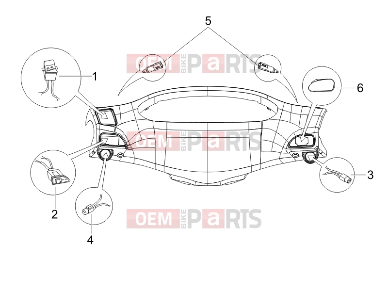 PIAGGIO Typhoon 50 2T Electrical system » Selectors - Switches - Buttons