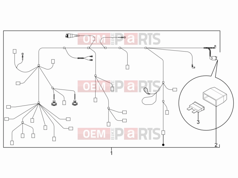 PIAGGIO Typhoon 50 2T (LBMC501) Electrical system » Main cable harness