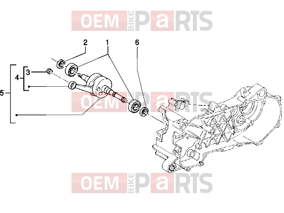 PIAGGIO Engine » Crankshaft