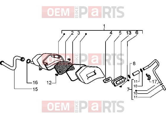 PIAGGIO Engine » Secondary air box