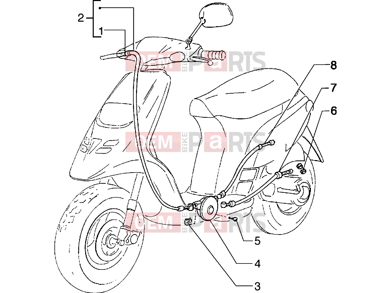 PIAGGIO Transmissions » Throttle transmissions