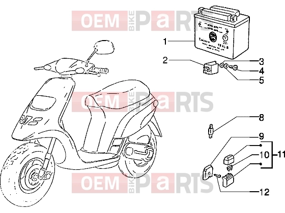 PIAGGIO Electrical system » Electrical devices