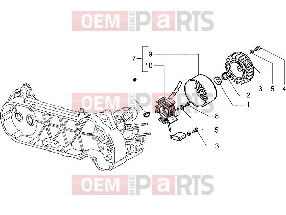 PIAGGIO Engine » Flywheel magneto