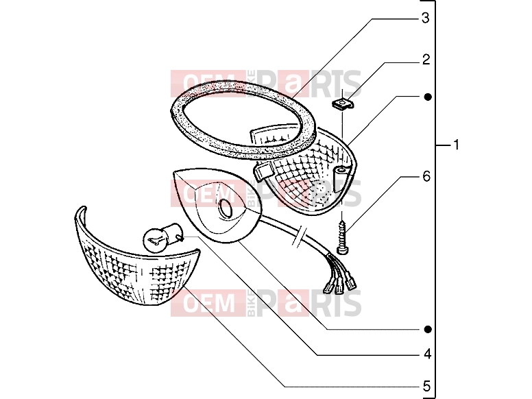 PIAGGIO Electrical system » Front  blinkers