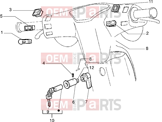 PIAGGIO Electrical system » Switches