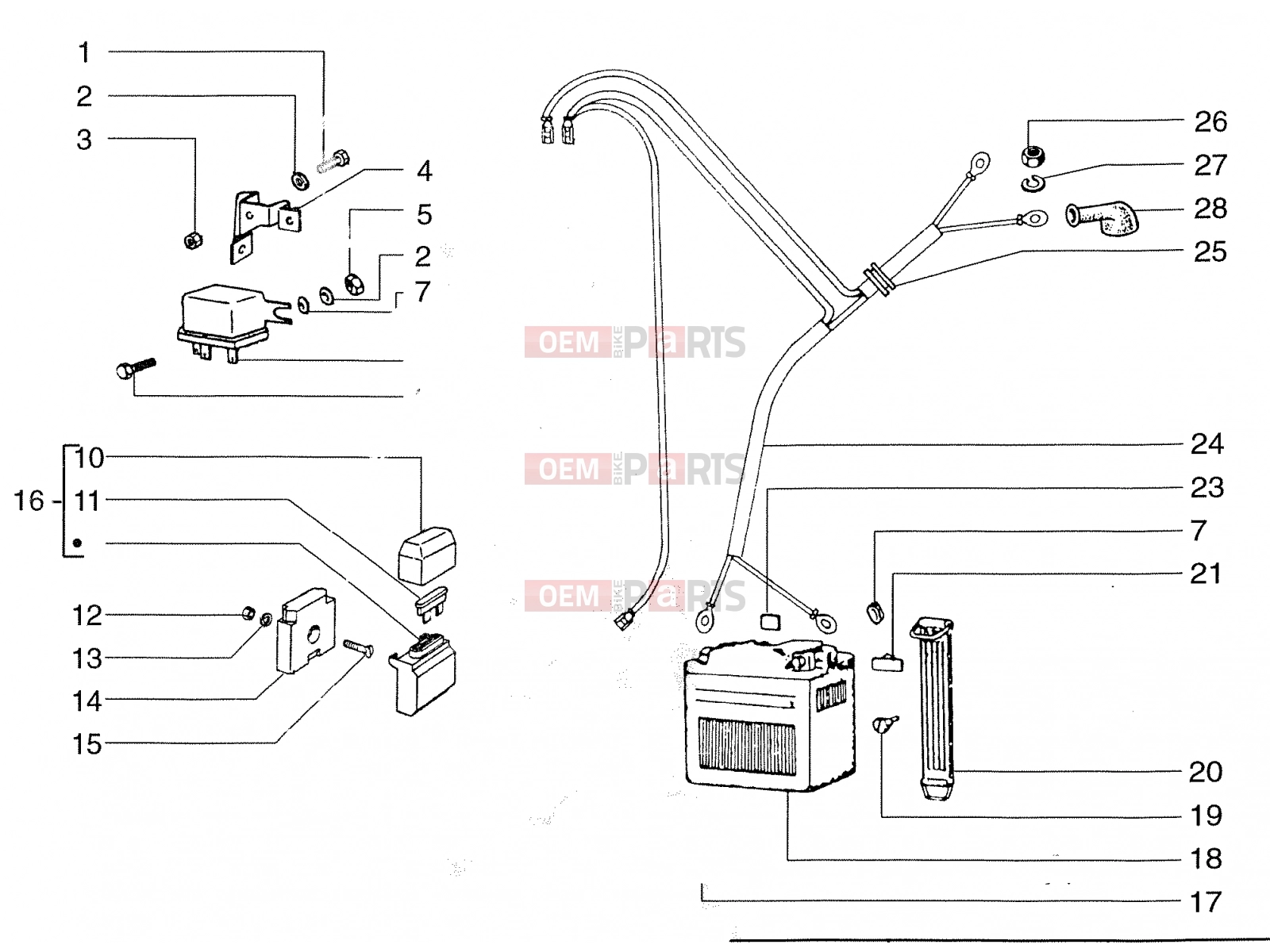 PIAGGIO elektromos rendszer » electrical systems