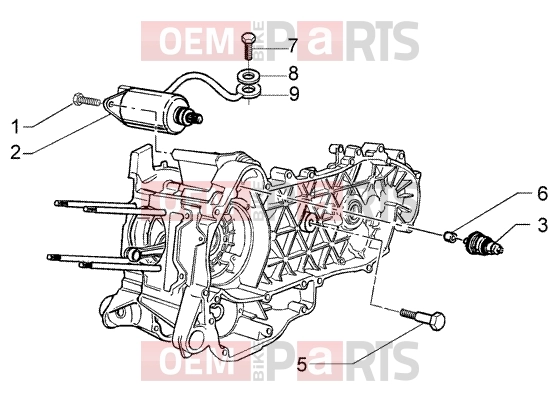 PIAGGIO Engine » Electric starter