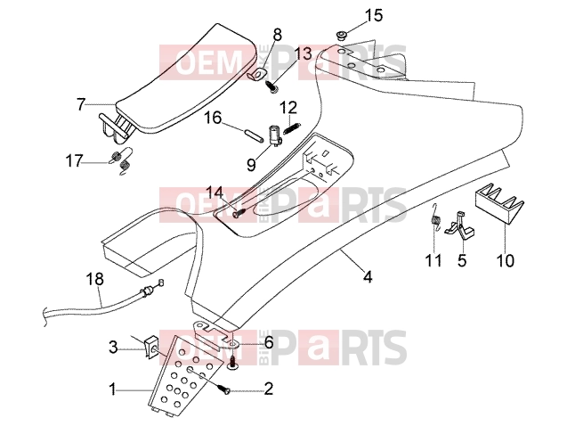 PIAGGIO Chassis » CENTRAL PART