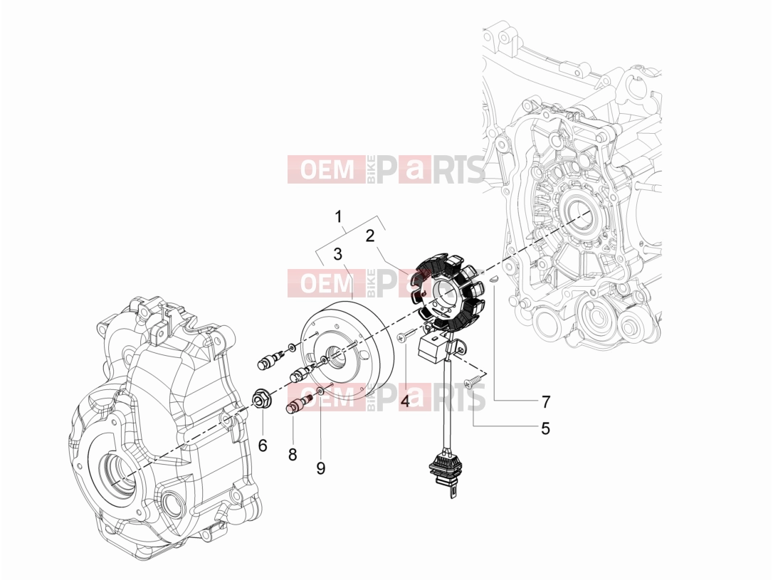 PIAGGIO X8 200 Engine » Flywheel magneto
