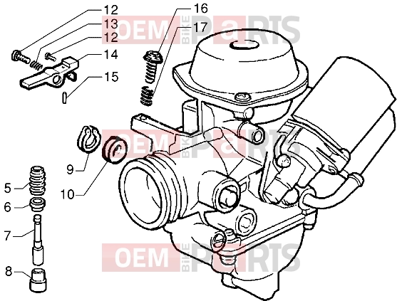 PIAGGIO Engine » Carburettor