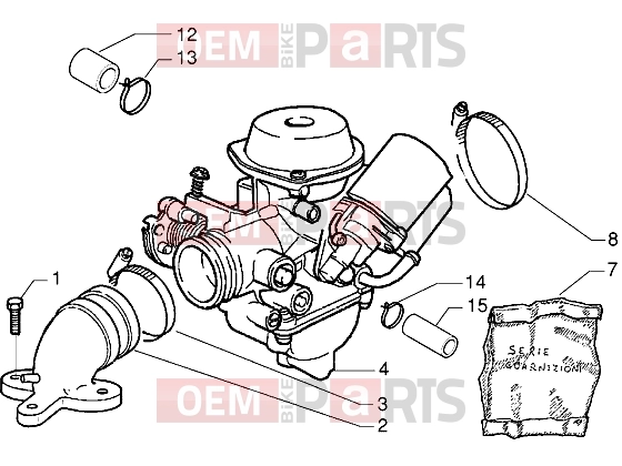PIAGGIO Engine » Carburettor