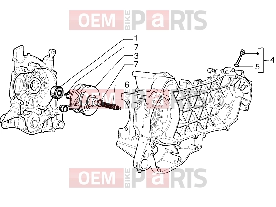 PIAGGIO Engine » Crankshaft