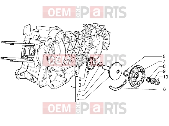 PIAGGIO Engine » Driving pulley