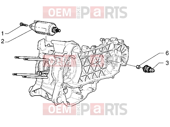 PIAGGIO Engine » Electric starter