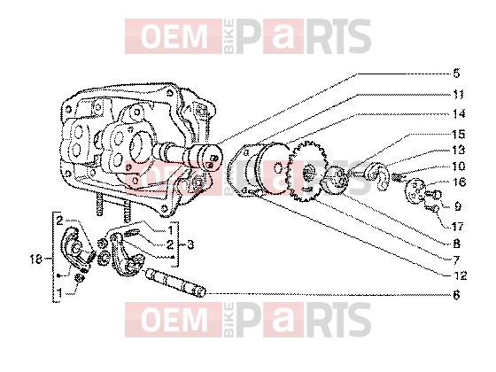 PIAGGIO Engine » Rocker levers support