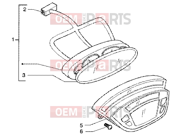 PIAGGIO Handlebars » Instruments set