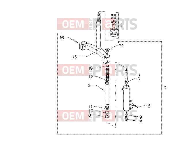 PIAGGIO Suspensions-Wheels » Fork